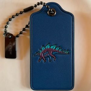 Coach Steggy leather hangtag